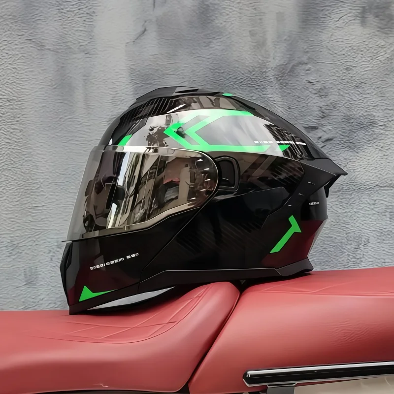 남녀 공용 풀페이스 오토바이 레이싱 헬멧, 빠른 탈착이 - Dual Visor Motorcycle Racing Helmet 리뷰 및 가격