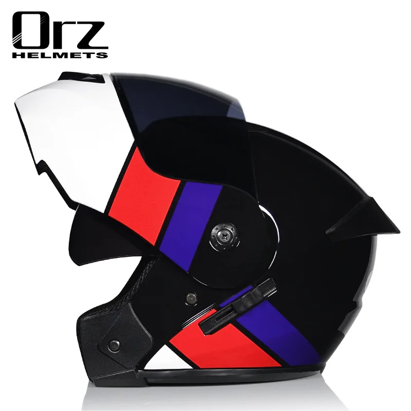 남녀공용 이중 렌즈 풀페이스 레이싱 플립 업 오토바이, - Dual Visor Motorcycle Racing Helmet 리뷰 및 가격