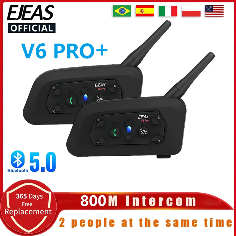 EJEAS V6 PRO + 오토바이 헬멧 헤드셋 블루투 - Full Face Motorcycle Helmet With Bluetooth 리뷰 및 가격